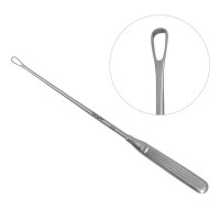 Sims Uterine Curettes Sharp Malleable Shaft 11" Size 1