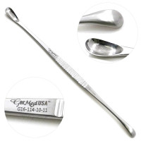 Gall Bladder Cystotomy Spoon 9 1/2" Double Ended 10mm / 11mm