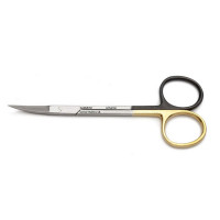 Iris Scissors Curved 4 1/2" - Sharp Tips