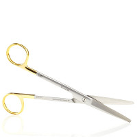 Mayo Dissecting Scissors 6 3/4", Straight, Tungsten Carbide Insert Blades, Left Hand
