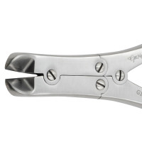 Pin & Wire Cutter Double Action 9", Angled, Tungsten Carbide, Maximum Capacity 2.4mm (3/32")