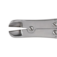 Pin & Wire Cutter Double Action 9", Angled, Tungsten Carbide, Maximum Capacity 2.4mm (3/32")