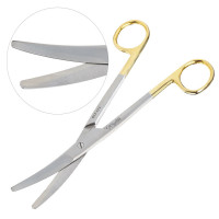 Mayo Dissecting Scissors 5 1/2", Curved, Tungsten Carbide Insert Blades, Left Hand
