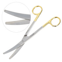 Mayo Dissecting Scissors 6 3/4", Curved, Tungsten Carbide Insert Blades, Left Hand