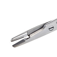 Olsen Hegar Needle Holder Scissors Combination 4 3/4" Serrated - Tungsten Carbide
