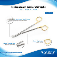 Metzenbaum Scissors 5 1/2" Curved - Tungsten Carbide
