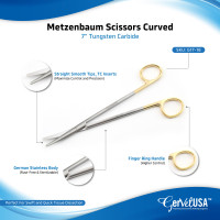 Metzenbaum Scissors Curved  7" - Tungsten Carbide