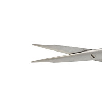 Super Sharp Stevens Tenotomy Scissors Straight with Blunt Tips 7" - Tungsten Carbide, Gold and Black Rings