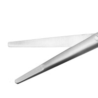 Super Sharp Kilner Ragnell Dissecting Scissors Straight 7" - Tungsten Carbide, Gold Rings