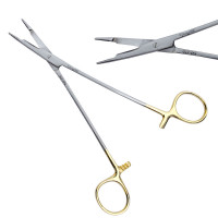 Kaye Needle Holder with Scissor 18cm Serrated Tungsten Carbide