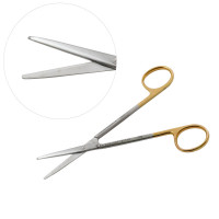 Metzenbaum Scissors 5 3/4" Straight Tungsten Carbide Insert Blades - Left Hand