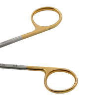 Metzenbaum Scissors 5 3/4" Straight Tungsten Carbide Insert Blades - Left Hand