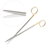 Metzenbaum Scissors 7" Straight Tungsten Carbide Insert Blades - Left Hand