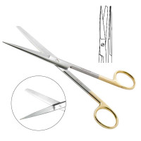 Operating Scissors Sharp Blunt Straight 4 1/2" - Tungsten Carbide