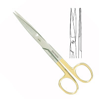 Operating Scissors Sharp Sharp Straight 4 1/2" - Tungsten Carbide