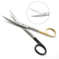 Operating Scissors Sharp Sharp Curved 4 1/2" Super Sharp - Tungsten Carbide