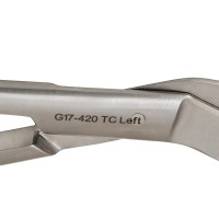 Lister Bandage Scissors 7 1/4" Angled - Tungsten Carbide Left Handed