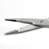 Olsen Hegar Needle Holder Scissors Combination 6 1/2" - Tungsten Carbide Inserts Jaws, Left Handed