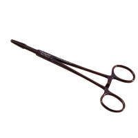Olsen Hegar Needle Holder Scissors Combination 6 1/2" Serrated, Tungsten Carbide - Purple