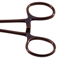 Olsen Hegar Needle Holder Scissors Combination 6 1/2" Serrated, Tungsten Carbide - Purple
