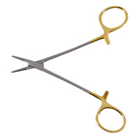 Halsey Needle Holder - Tungsten Carbide - Serrated Jaw 5"