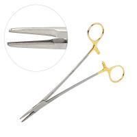 French Eye Ryder Needle Holder Tungsten Carbide 8"