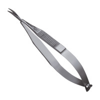 Castroviejo Corneal Scissors 4" Curved Blunt Blades