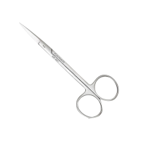 Iris Scissors 3 1/2", Straight, Blunt Tips, Left Hand