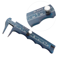 Jameson Caliper, 80 mm, 3" Scale 3.75" Blue