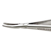 Castroviejo Needle Holder 5 1/4" Curved Jaw with Catch