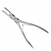 Zaufal Jansen Rongeur 7" Curved, 4mm, Double Action