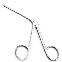Bellucci Micro Ear Scissors 3 1/4" Shaft 4mm Blades Curved Left