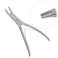 Leksell Stille Rongeur 9 1/2" Curved 3mm, Double Action