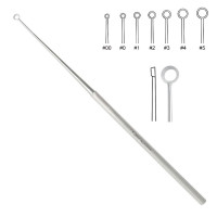 Buck Ear Curette 5 1/2" Straight Sharp Size 2