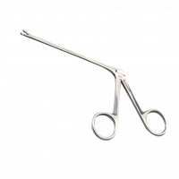 Micro Alligator Ear Forceps 3 1/4" Shaft Oval Cup 0.5mm Ebony Finish