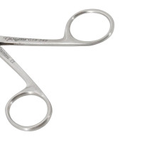 Micro Alligator Ear Forceps 3 1/4" Shaft Serrated 0.6mm