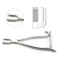 Kern Bone Holding Forceps 4 1/2" with Ratchet