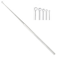 Buck Ear Curette 5 3/4" Angled Sharp Size 5