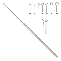 Buck Ear Curette 5 3/4" Angled Blunt Size 0