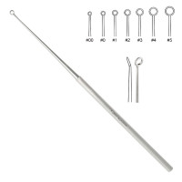 Buck Ear Curette 5 3/4" Angled Blunt Size 1