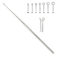 Buck Ear Curette 5 3/4" Angled Blunt Size 3