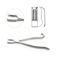 Kern Bone Holding Forceps 6 1/2" without Ratchet