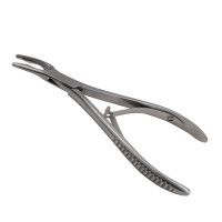 Lempert Rongeur 6" Curved, 3mm, Single Action