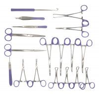 Canine and Feline Spay Pack, Purple Ring Coated