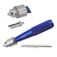 Chuck with Key: Aluminium Handle 6 1/2 inch