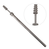 Poole Suction Tube Straight 9" With Removable Outer Tube 30 FR