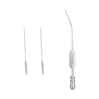GerMedUSA Ear Suction Tube with 2mm Interchangeable Tips - 20/22 Gauge