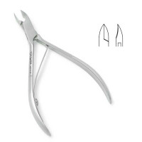 Nail Nipper 5" Straight Jaws Single Spring Chrome