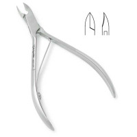 Nail Nipper 6" Straight Jaws Single Spring Chrome