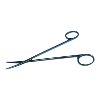 Metzenbaum Dissecting Scissors 5 3/4" Curved Blue Coated